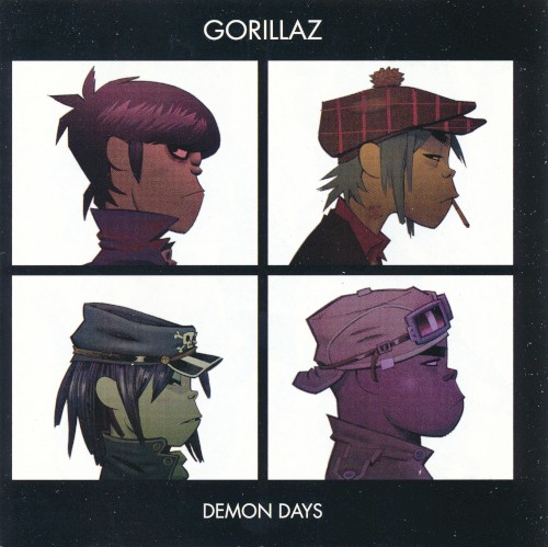 Official cover artwork for Demon Days by Gorillaz